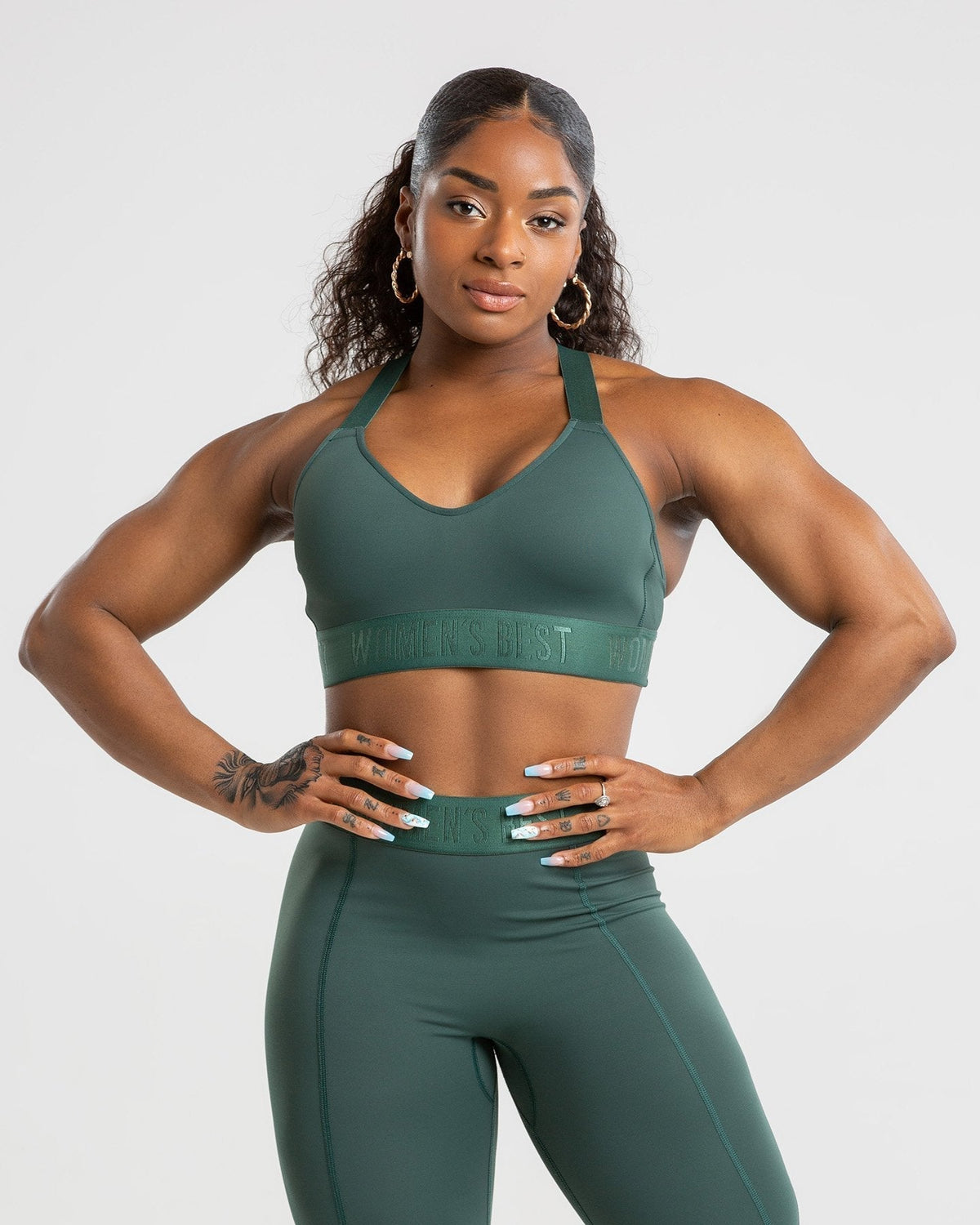 Hold Sports Bra | Jungle Green