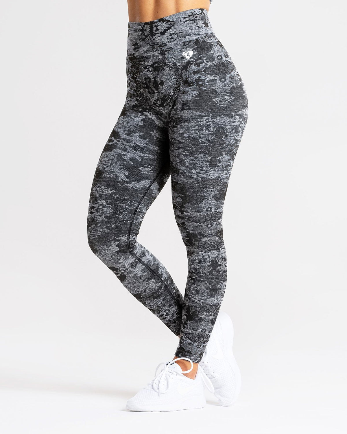 Camo Seamless Leggings | Black