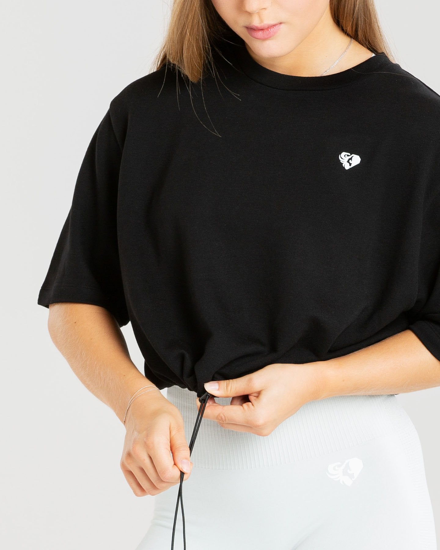 Power Crop Top | Black