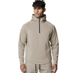 Men Oversized Pullover Hoodie Cotton Loose Sportswear Joggers Gym Sports Fitness Running Training Coat Casual Fashion Sweatshirt